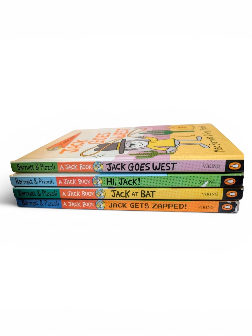 A Jack Book Hardcover Four Books Mac Barnett Greg Pizzoli Kindergarten Ages 4-8